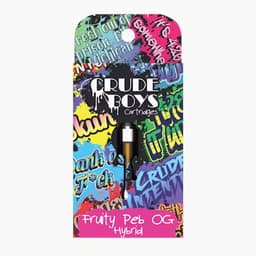 Crude Boys 1g Cartridge - Fruity Peb OG (Hybrid)