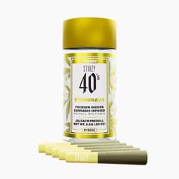 STRAWNANA - .5G 40's Infused Preroll 5 Pack
