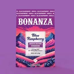 Boosted Gummies Blue Rasberry Indica