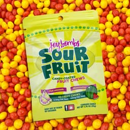 Joy Bombs Sour Fruit (40 pk) - 2.5mg THC ea (100mg Total)