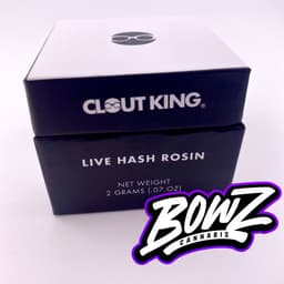 Clout King - Live Hash Rosin - (2g) - Hybrid - **BLUE WAFFLES**