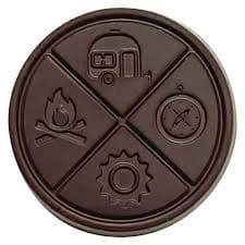 The Hazy Camper | Calming Cranberry | Organic Dark Chocolate | 10mg