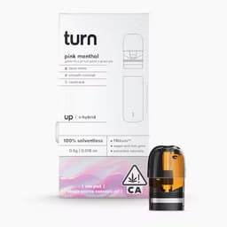 0.5g pod | pink menthol | 100% solventless (live rosin) | up |