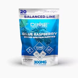Balanced Line Blue Raspberry "Afternoon" CBG Gummies