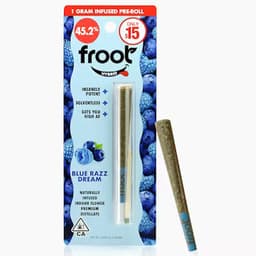 Froot Blue Razz Dream Infused 1-gram Pre-roll Froot Blue Razz Dream Infused 1-gram Pre-roll