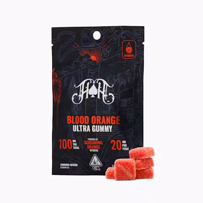Blood Orange | Hybrid - Ultra Pure Gummies - 100mg THC Blood Orange | Hybrid - Ultra Pure Gummies - 100mg THC
