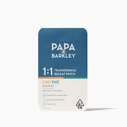 Releaf Patch 1:1 CBD:THC 30mg Releaf Patch 1:1 CBD:THC 30mg