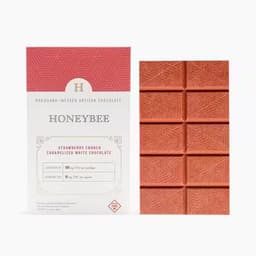 Honeybee Strawberry Crunch Caramelized White Chocolate Honeybee Strawberry Crunch Caramelized White Chocolate