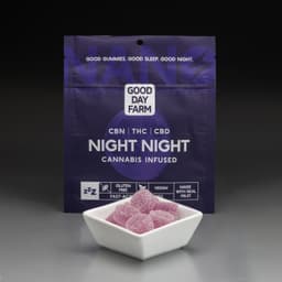 Night Night (40mg CBD/40mg THC/50mg CBN) Good Day Farm Night Night (40mg CBD/40mg THC/50mg CBN) Good Day Farm