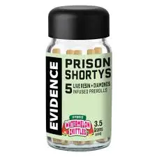 Prison Shortys - Watermelon ZKZ | Infused Prerolls - 5 pack Prison Shortys - Watermelon ZKZ | Infused Prerolls - 5 pack