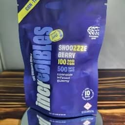 Incredibles Snoozzzeberry Gummies 10 pcs 500mg THC: 100mg CBN 80g nwt. Incredibles Snoozzzeberry Gummies 10 pcs 500mg THC: 100mg CBN 80g nwt.