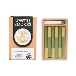 Lowell Herb Co. Lowell Smokes | 3.5g Pre Roll Pack | The Bedtime Indica Lowell Herb Co. Lowell Smokes | 3.5g Pre Roll Pack | The Bedtime Indica