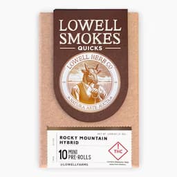 Lowell Smokes | 3.5g Pre-Roll Pack | Rocky Mountain Hybrid Quicks Lowell Smokes | 3.5g Pre-Roll Pack | Rocky Mountain Hybrid Quicks