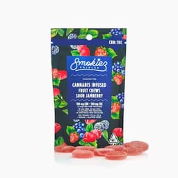 Sour Jamberry 100mg CBN : 100mg THC 1:1 Fruit Chews - CA Sour Jamberry 100mg CBN : 100mg THC 1:1 Fruit Chews - CA