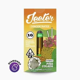 Jeeter Concentrates Diamonds Vape Cartridge - Pina Colada Jeeter Concentrates Diamonds Vape Cartridge - Pina Colada