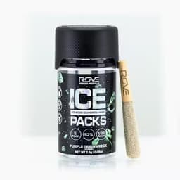 Purple Trainwreck | Ice Packs Rosin, Diamond, Hash Infused | 5pk Purple Trainwreck | Ice Packs Rosin, Diamond, Hash Infused | 5pk