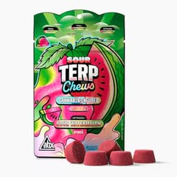 ABX - Sour Watermelon Terp Chews - 100mg THC ABX - Sour Watermelon Terp Chews - 100mg THC