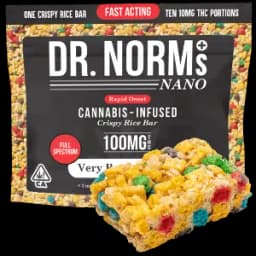 Fast-Acting Nano Very Berry Crunch Rice Bar 100mg Fast-Acting Nano Very Berry Crunch Rice Bar 100mg
