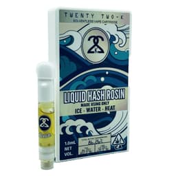 22K - Triangle Kush - 1g Hash Rosin Cartridge 22K - Triangle Kush - 1g Hash Rosin Cartridge