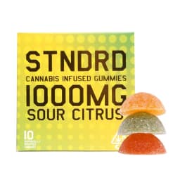 STNDRD 1000 MG SOUR CITRUS EDIBLES STNDRD 1000 MG SOUR CITRUS EDIBLES