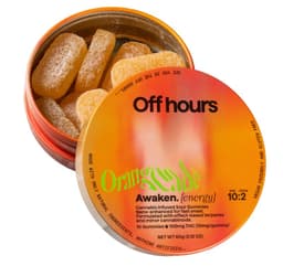 OFF HOURS- AWAKEN- ORANGEADE - NANO GUMMIES - 10:2 THC:THCV- 10PK - 100MG OFF HOURS- AWAKEN- ORANGEADE - NANO GUMMIES - 10:2 THC:THCV- 10PK - 100MG