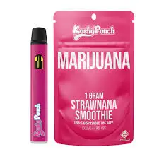 KUSHY PUNCH | Vape Cartridge | Disposable | Strawnana Smoothie KUSHY PUNCH | Vape Cartridge | Disposable | Strawnana Smoothie