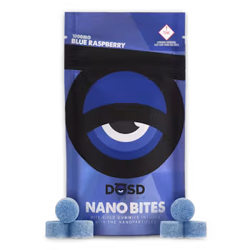 Blue Raspberry 1000mg Gummies DŌSD Edibles Blue Raspberry 1000mg Gummies DŌSD Edibles