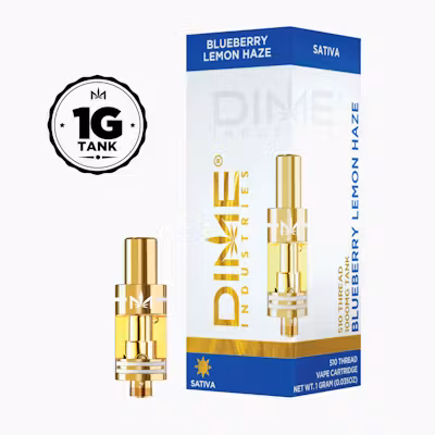 Dime Industries Blueberry Lemon Haze 1000mg Tank Dime Industries Blueberry Lemon Haze 1000mg Tank