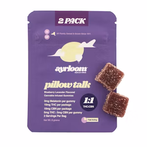 Pillow Talk 1:1 Gummies 2 Pack | Ayrloom | Edible Pillow Talk 1:1 Gummies 2 Pack | Ayrloom | Edible