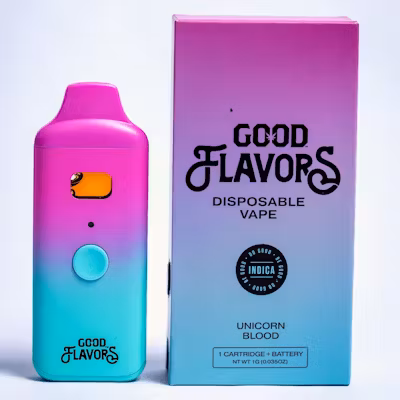 Unicorn Blood Disposable 1g Vape Cart By Good Unicorn Blood Disposable 1g Vape Cart By Good