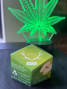 Wyld - Sour Apple Sativa gummies Wyld - Sour Apple Sativa gummies