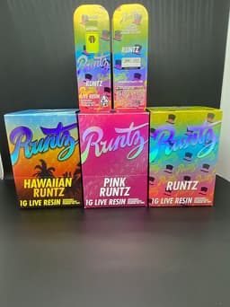 RUNTZ 1gram LIVE RESIN DISPOSABLE RUNTZ 1gram LIVE RESIN DISPOSABLE