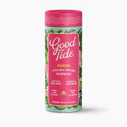 Good Tide Guava Solventless Hash Rosin Gummies | Balanced Good Tide Guava Solventless Hash Rosin Gummies | Balanced