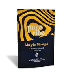Magic Mango Gummies 100mg | Pure Vibe | Edible Magic Mango Gummies 100mg | Pure Vibe | Edible