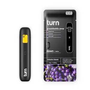 Turn - Granddaddy Purple Turn Down Disposable 1g Turn - Granddaddy Purple Turn Down Disposable 1g